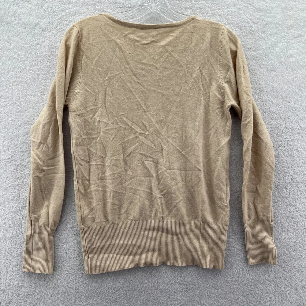 Womens Cardigan Sweater Medium Vila Milano Top‎ Long Sleeve Tight Knit Button Up